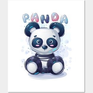 Teddy panda Posters and Art